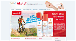 Desktop Screenshot of akutol.sk