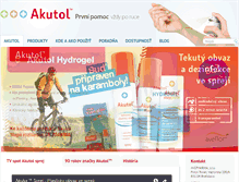 Tablet Screenshot of akutol.sk