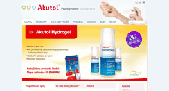Desktop Screenshot of akutol.cz