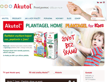 Tablet Screenshot of akutol.cz